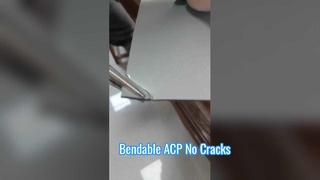 Langlebig und unzerbrechlich: Demonstration des hochflexiblen ACP-Blechbiegens