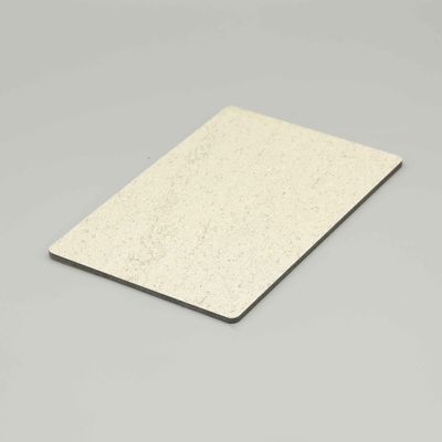 Kratzfestes Beige Steinmuster Aluminium-Verbundplatten 4MM 1,22*2,44m Gebäudebaustoff