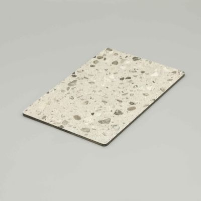 Brushed Dekoration Marmor Acp Blatt Weiß Terrazzo Aluminium Verbundplatten Wandverkleidung