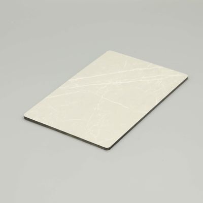 A1 B1 Jazz Weiß Innenraum Aluminium Verbundplatte UV-Widerstand Marmor Acp-Blatt