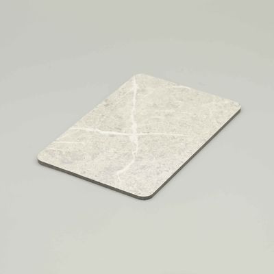 4mm wasserdichte Marmor-Aluminium-Verbundplatte (4x8 ft / kratzfeste weiße Steinoptik)