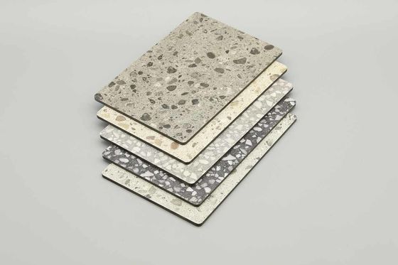 Kratzfeste Terrazzo-Aluminium-Verbundplatte (1220 x 2440 mm)