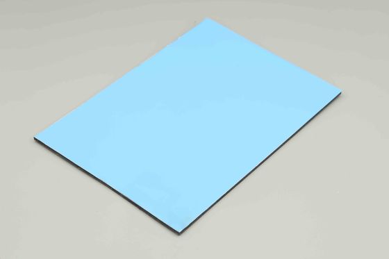 Sky Blue Indoor Acp-Bildschirm Gebäude Dekoration 4MM Außenwandverkleidung 48in X 96in