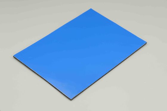 4 mm Sea Blue Brandfeste Aluminiumverbundplatte (ACP) für Außenverkleidung und Gebäudefassade