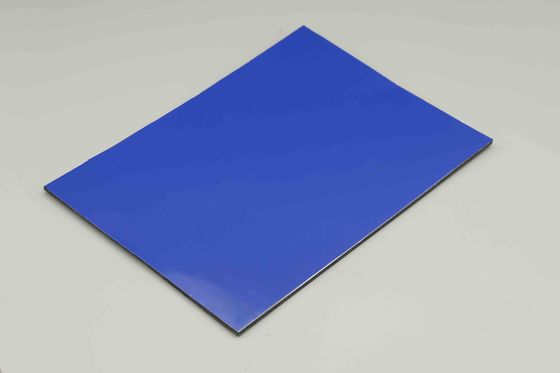 UV-fest Dunkelblau Pvdf Aluminium Verkleidung Leichtgewicht Feuerschutz Acp-Blatt
