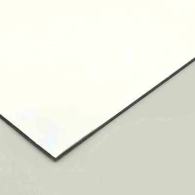 Milchweiße PE-beschichtete Aluminiumverbundplatte 2 mm-6 mm Innenwandverkleidung ACP-Blatt