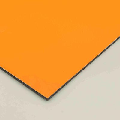 Antibakterielle Orange Acp Verkleidung 8x4 Aluminium-Verbundblech Acp-Blatt Außen Alu Dicke 0,4 cm