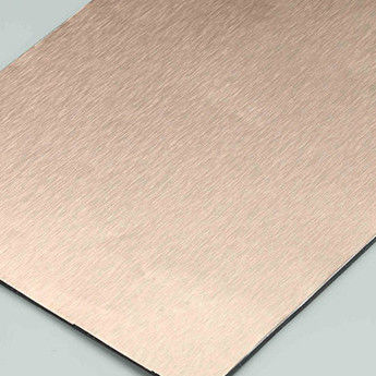 HDPE gebürstetes Aluminiumverbundwerk 4MM 1,22 X 2,44m Pe Aluminiumverbundwerk