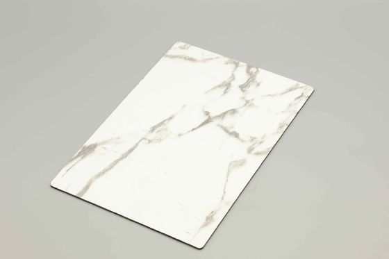 Feuerbeständige Marmor-Aluminium-Verbundplatte | PVDF-ACP-Platte 1220 x 2440 mm