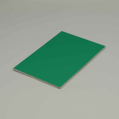 Grün 1.50X2.44M Extrabreitengröße Aluminium-Verbundplatten für Bau- und Gebäudekoration 4MM