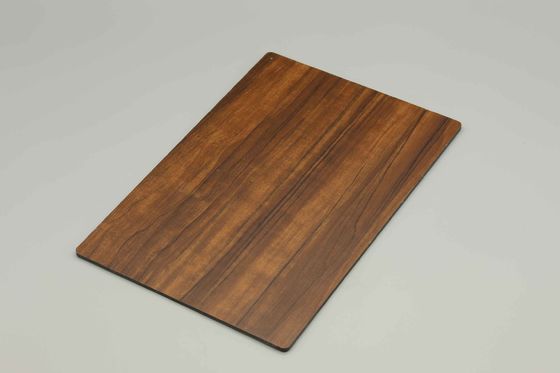 3mm PVDF Holzkorn Aluminium Verbundplatte für Außenwandverkleidung