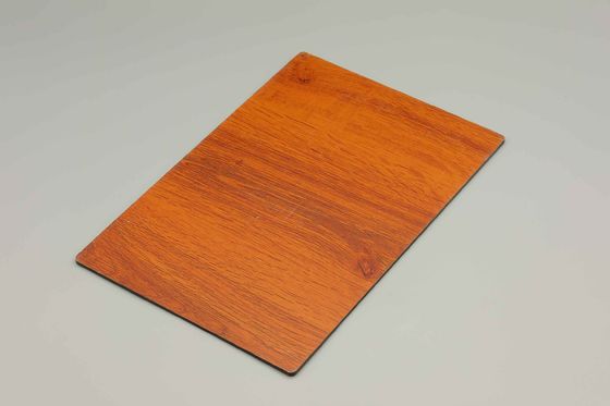 96 Zoll Holzkorn Acm-Panels Pvdf wasserdicht feuerdicht Aluminium-Verbundplatten