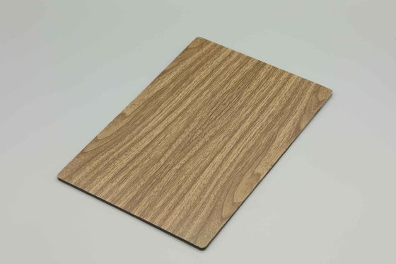 Anti-Scratch PVDF Acp Fassade Cladding A2 Holz Aluminium Plastik Panel Feuer Rated Acp Blätter 2mm