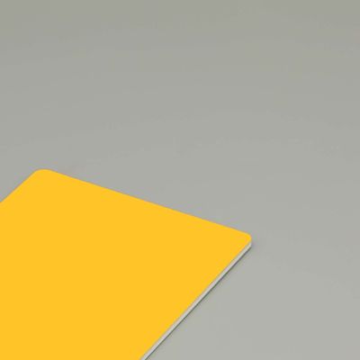 Hochwertige 4mm elfenbeinfarbene PVDF-Aluminium-Verbundplatte für Außenfassadenverkleidungen