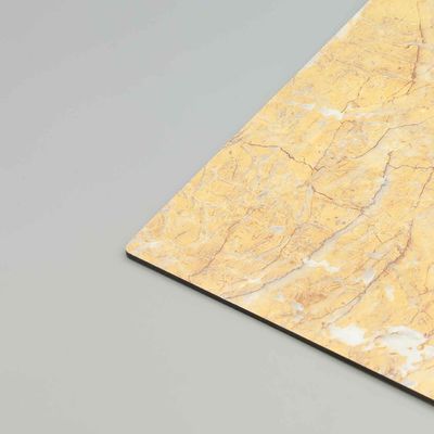 Marmor-Aluminium-Verbundplatte 4mm. Kratzfeste ACP-Blatt für Innen- und Außenwandverkleidung.