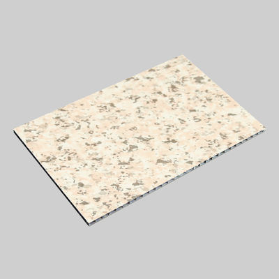 Pink-Rot-Granit-Aluminium-Honeybomb-Kern-Panel 96 Zoll gebürstetes Aluminium-Verbundblech