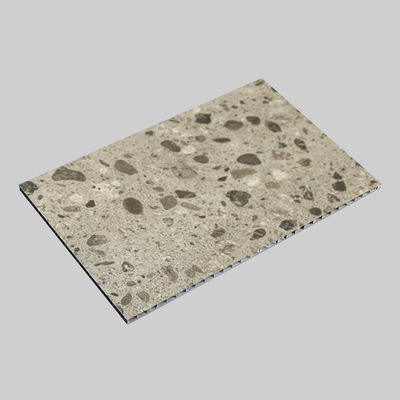Anti-Kratz-Dunkle Terrazzo-Aluminium-Honeybomb-Board 3 mm Außenwandverkleidung 1,22 x 2,44 m