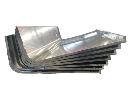 Bauwerk Verpackung Zylinder Erosionsbeständige Biegelplatte gekrümmter Typ Aluminium Veneer Fluorkohlenstoff beschichtet Anti-statische Außenwandinstallation