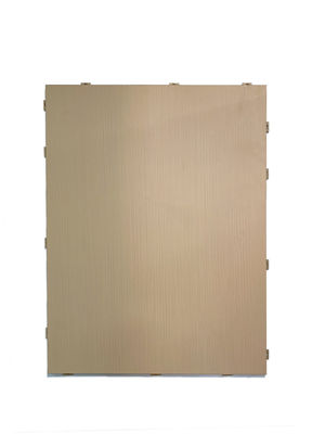 Hölzerne Aluminiumplatte mit Fluorkohlenstoffbeschichtung für Fassadenwandhaltbarkeit und Wetterbeständigkeit, flach, glatt