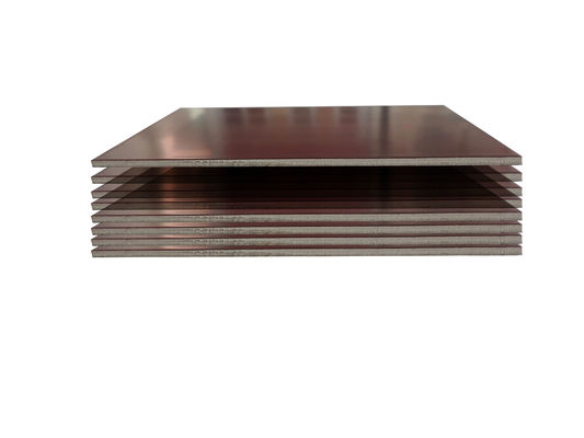 Rot Matte Acp PE Aluminium Verbundplatte AA Qualität Leichtgewicht Dauerstoff Für Wanddekoration Aluminium Doppelschicht 0,11mm