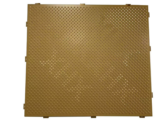 Aluminium-Bodenplatten 2.00MM Wandverkleidung Fassade PE Farben Langfristig für Wanddekoration zum Bau von Außenwänden