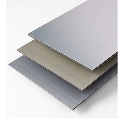 Aludecor Glossy Off Weiß Aluminium Verbundplatte Acp-Blatt für den Innenraum 4MM 1220 X 2440MM