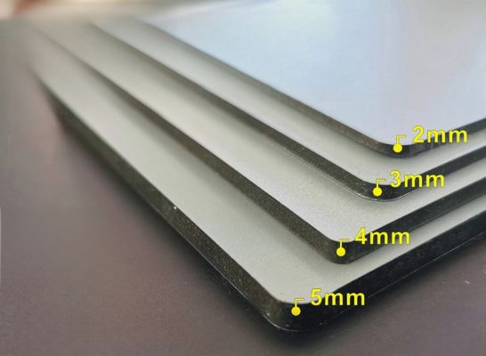 Aluminiumlegierung, roter Kaffee, PE-Aluminium-Verbundplatte mit Pvdf-Beschichtung, leicht zu reinigende, HDPE-beschichtete Außendachplatte